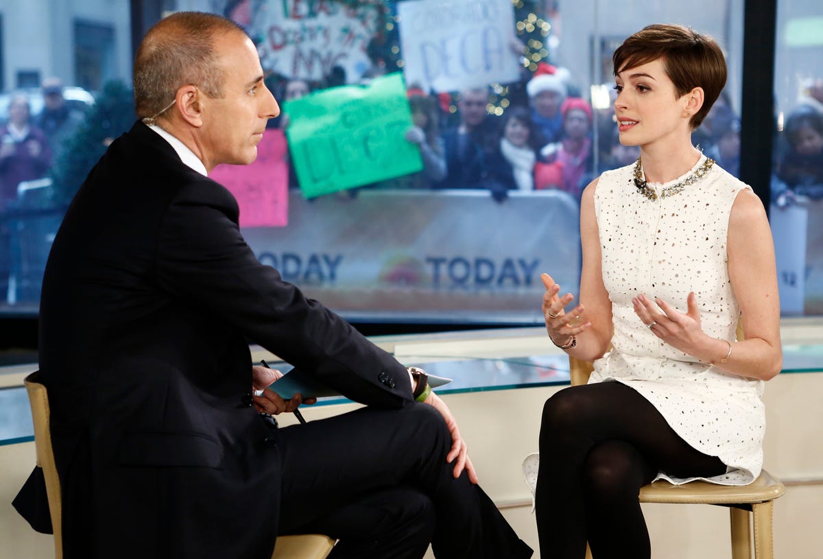 1200px x 900px - Remember Matt Lauer's Creepy 2012 Interview With Anne Hathaway?