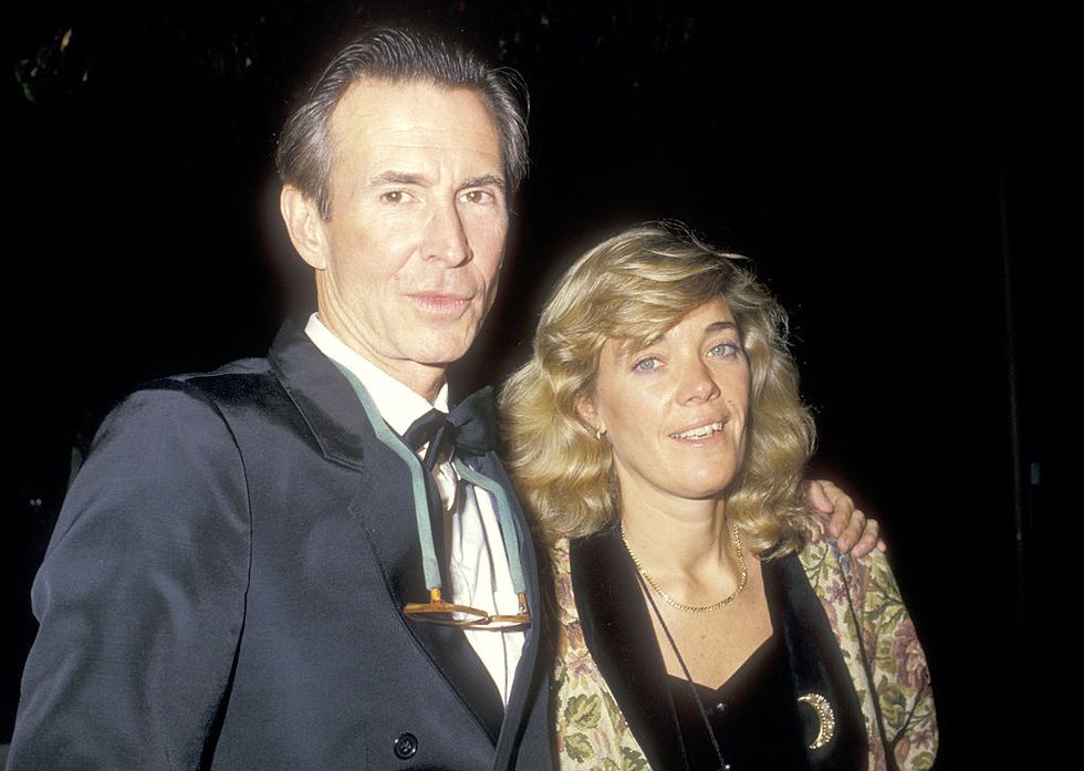 los angeles   december 3   actor anthony perkins and wife berry berenson attend the history of hollywood costume exhibition on december 3, 1987 at natural history museum of los angeles county in los angeles, california photo by ron galella, ltdron galella collection via getty images