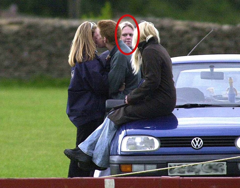392696 05 britain''s prince harry kisses a friend june 9, 2001 at the beaufort polo club near tetbury in gloucestershire, england photo by uk pressgetty images