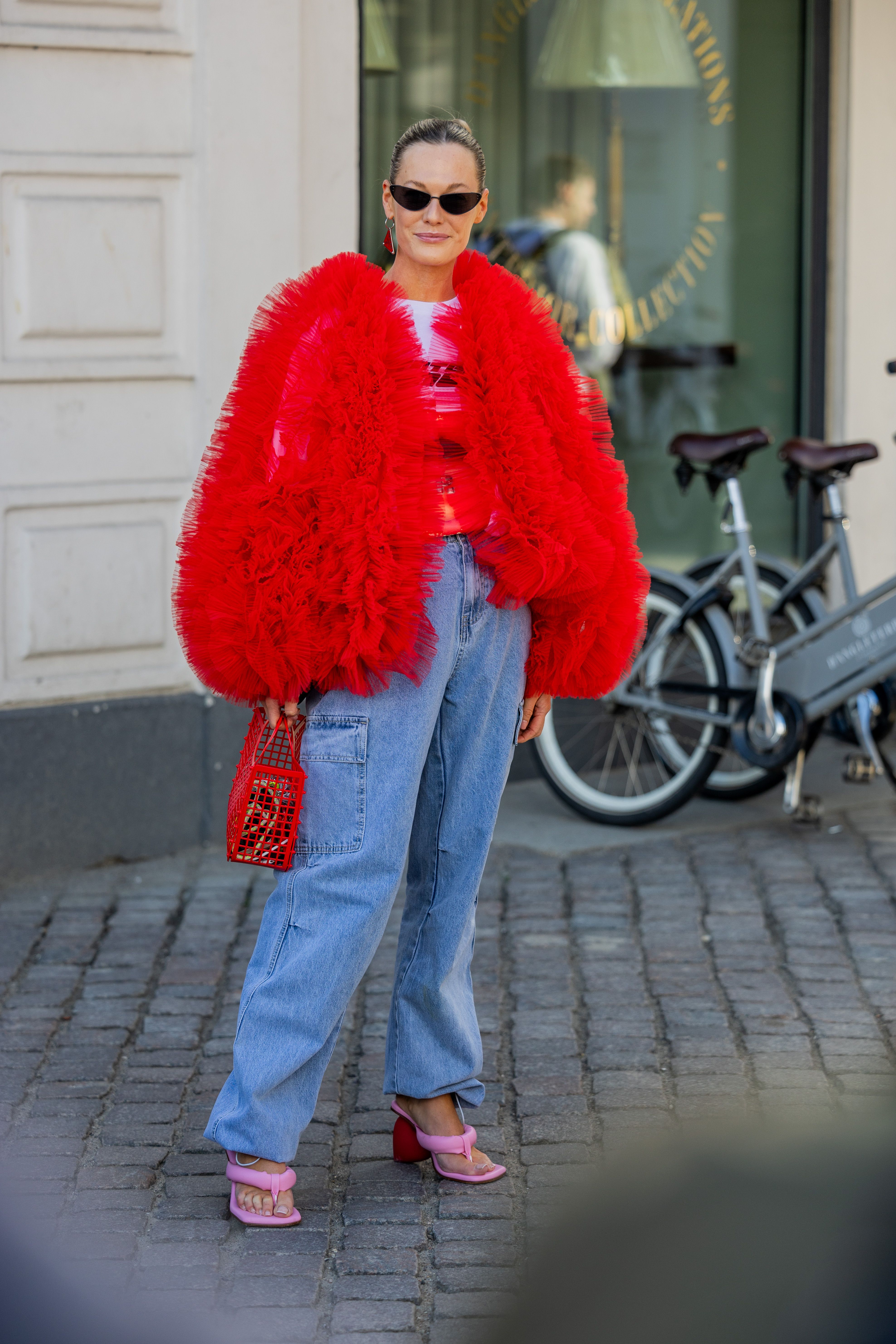 Chaquetones rojos hotsell de mujer