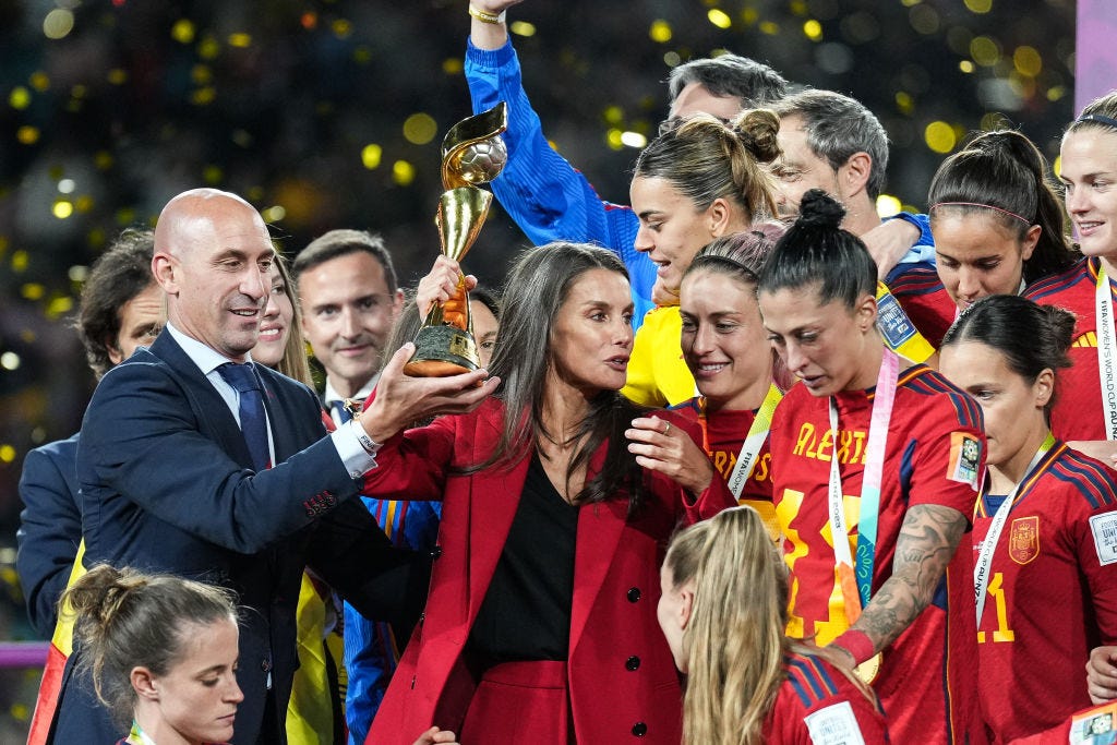 Queen Letizia Celebrates Spain's Women's Soccer World Cup Win