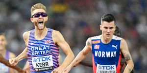 budapest, hungary august 23 josh kerr of great britain and jakob ingebritsen of norway competing in 1500m during day 5 of the world athletics championships budapest 2023 at the national athletics centre on august 23, 2023 in budapest, hungary photo by andy astfalckbsr agencygetty images