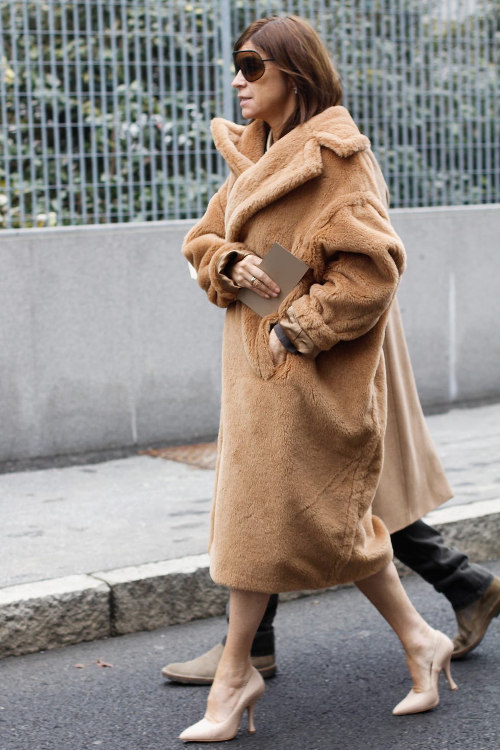 milan, italy february 23 carine roitfeld attends the milan fashion week womenswear fallwinter 201314 on february 23, 2013 in milan, italy photo by elena braghierigetty images