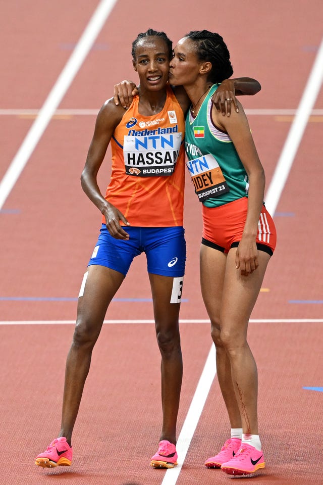 sifan hassan letesenbet gidey wk atletiek boedapest 2023