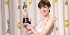 Anne Hathaway at the Oscars