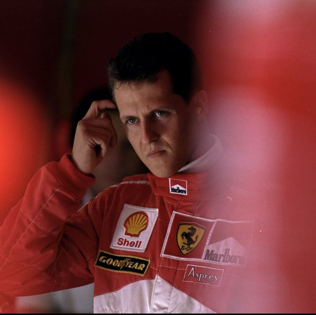 27 sep 1998  ferraris michael schumacher at the luxembourg grand prix at the nurburgring in germany \ mandatory credit clive mason allsport