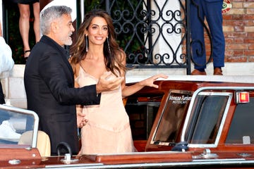 venice, italy august 31 george clooney and amal clooney are seen on august 31, 2023 in venice, italy photo by franco origliagc images