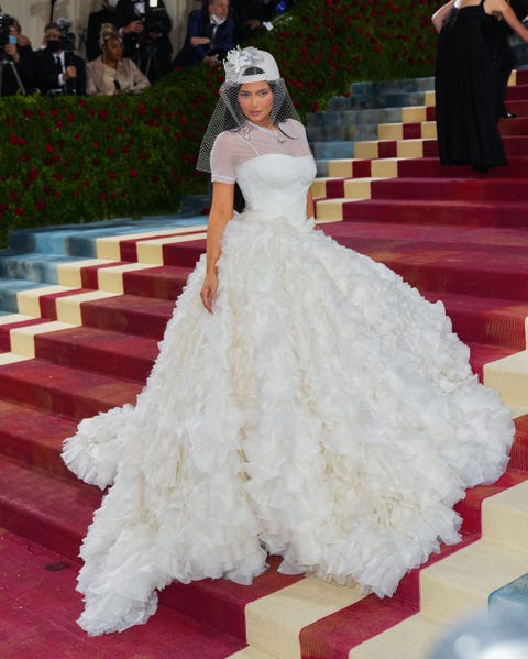 See Kylie Jenner Wear a Wedding Gown to the 2022 Met Gala