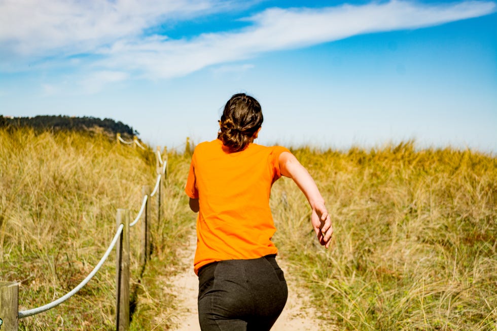 rear view of woman, unrecognizable model