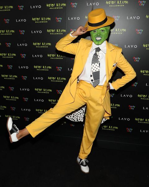 kat graham as the mask at heidi klums 19th annual halloween party
