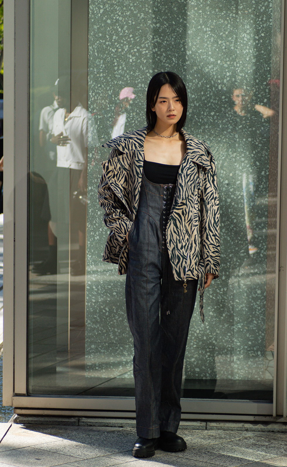 Tokio, Japan, 1. September: Model Saya während der Rakuten Fashion Week Tokio 2024 Frühjahr/Sommer am 1. September 2023 in Tokio, Japan. (Foto von Tiffany Boubkeur/Getty Images)