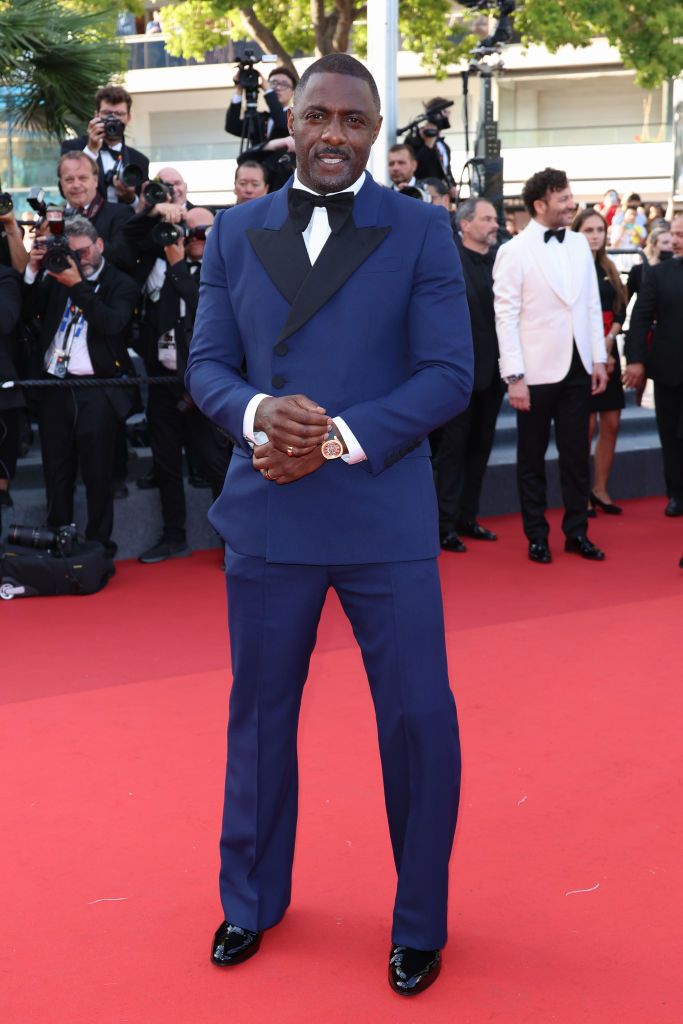 cannes, france   may 20 idris elba attends the screening of three thousand years of longing trois mille ans a tattendre during the 75th annual cannes film festival at palais des festivals on may 20, 2022 in cannes, france photo by daniele venturelliwireimage