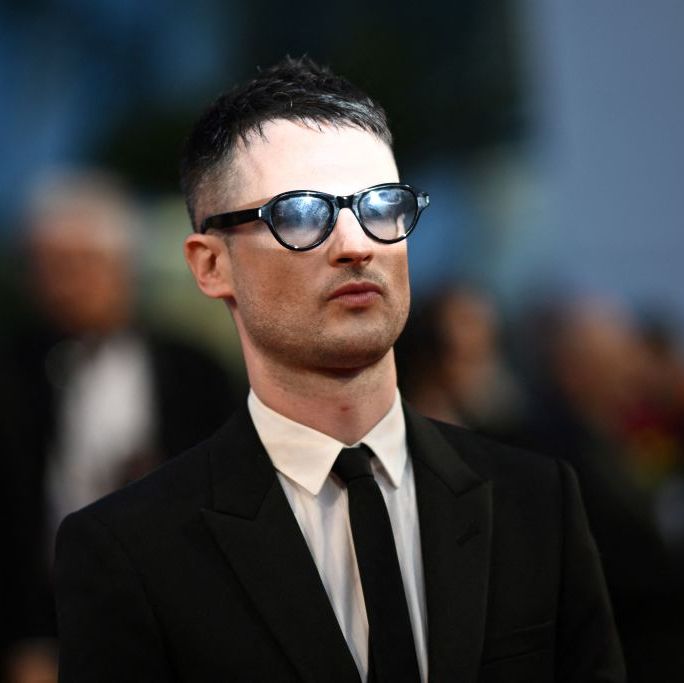 british actor tom sturridge arrives for the screening of the film crimes of the future during the 75th edition of the cannes film festival in cannes, southern france, on may 23, 2022 photo by loic venance  afp photo by loic venanceafp via getty images