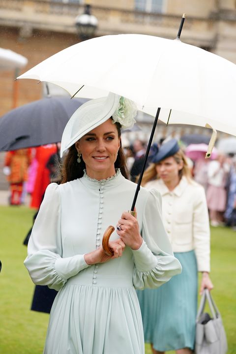 london, england   may 25 catherine, duchess of cambridge attends a royal garden party at buckingham palace on may 25, 2022 in london, england photo by dominic lipinski   wpa poolgetty images