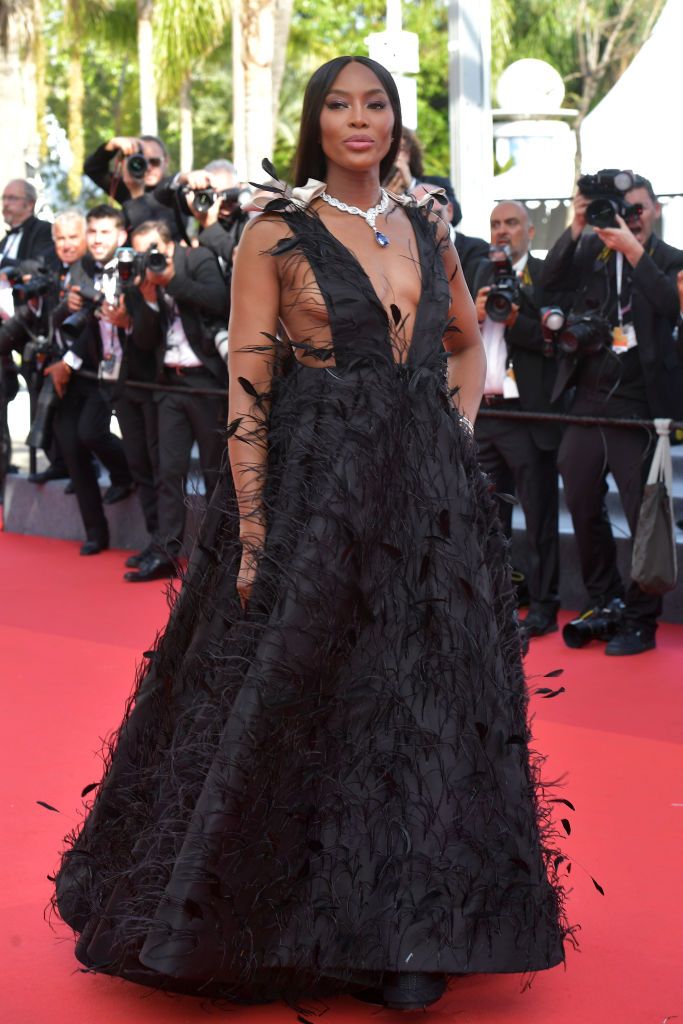 cannes, france   may 23 naomi campbell attends the screening of decision to leave heojil kyolshim during the 75th annual cannes film festival at palais des festivals on may 23, 2022 in cannes, france photo by dominique charriauwireimage
