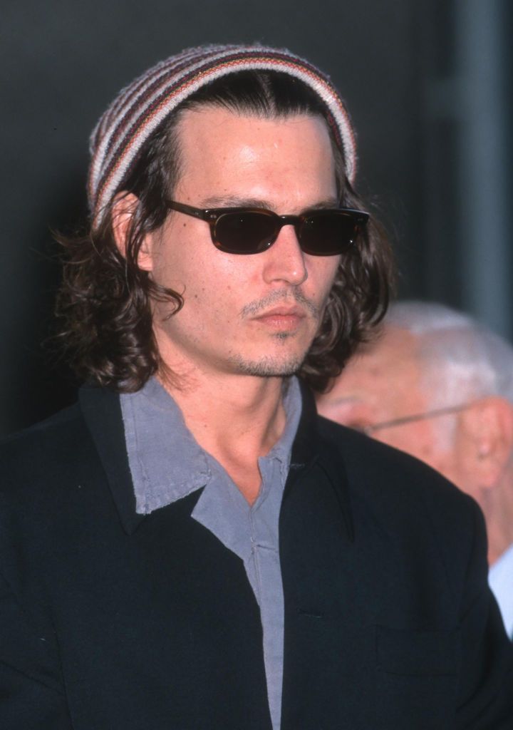 american actor johnny depp attends a walk of fame ceremony at hollywood boulevard, hollywood, california, november 16, 1999 photo by ron galella, ltdron galella collection via getty images