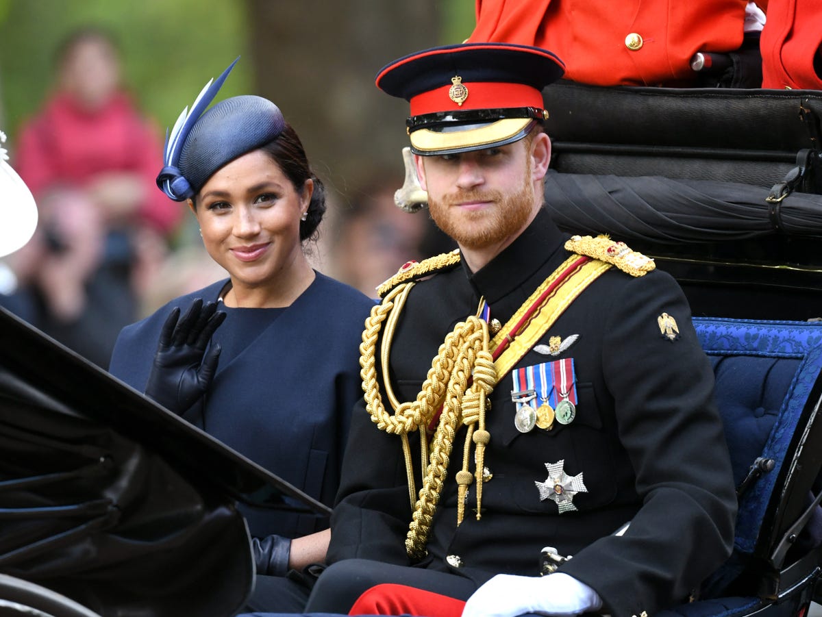Where Are Prince Harry and Meghan Markle at the 2022 Trooping the Colour  Parade?