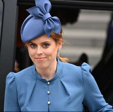 britain's princess beatrice of york arrives to attend the national service of thanksgiving for the queen's reign at saint paul's cathedral in london on june 3, 2022 as part of queen elizabeth ii's platinum jubilee celebrations   queen elizabeth ii kicked off the first of four days of celebrations marking her record breaking 70 years on the throne, to cheering crowds of tens of thousands of people but the 96 year old sovereign's appearance at the platinum jubilee    a milestone never previously reached by a british monarch    took its toll, forcing her to pull out of a planned church service photo by daniel leal  pool  afp photo by daniel lealpoolafp via getty images