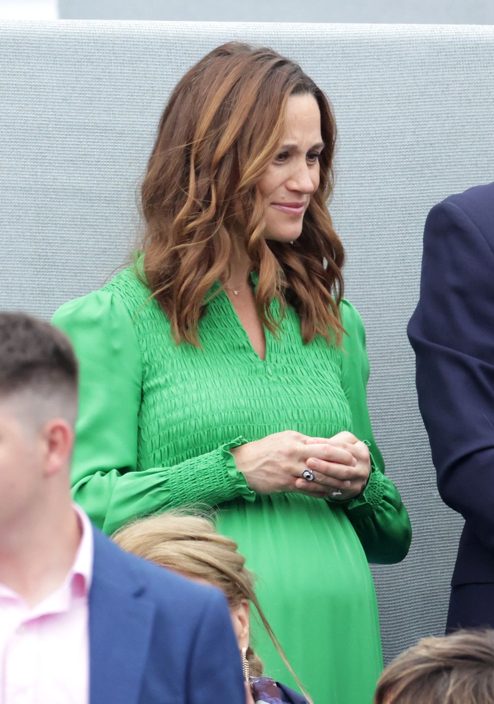 pippa middleton incinta abito verde