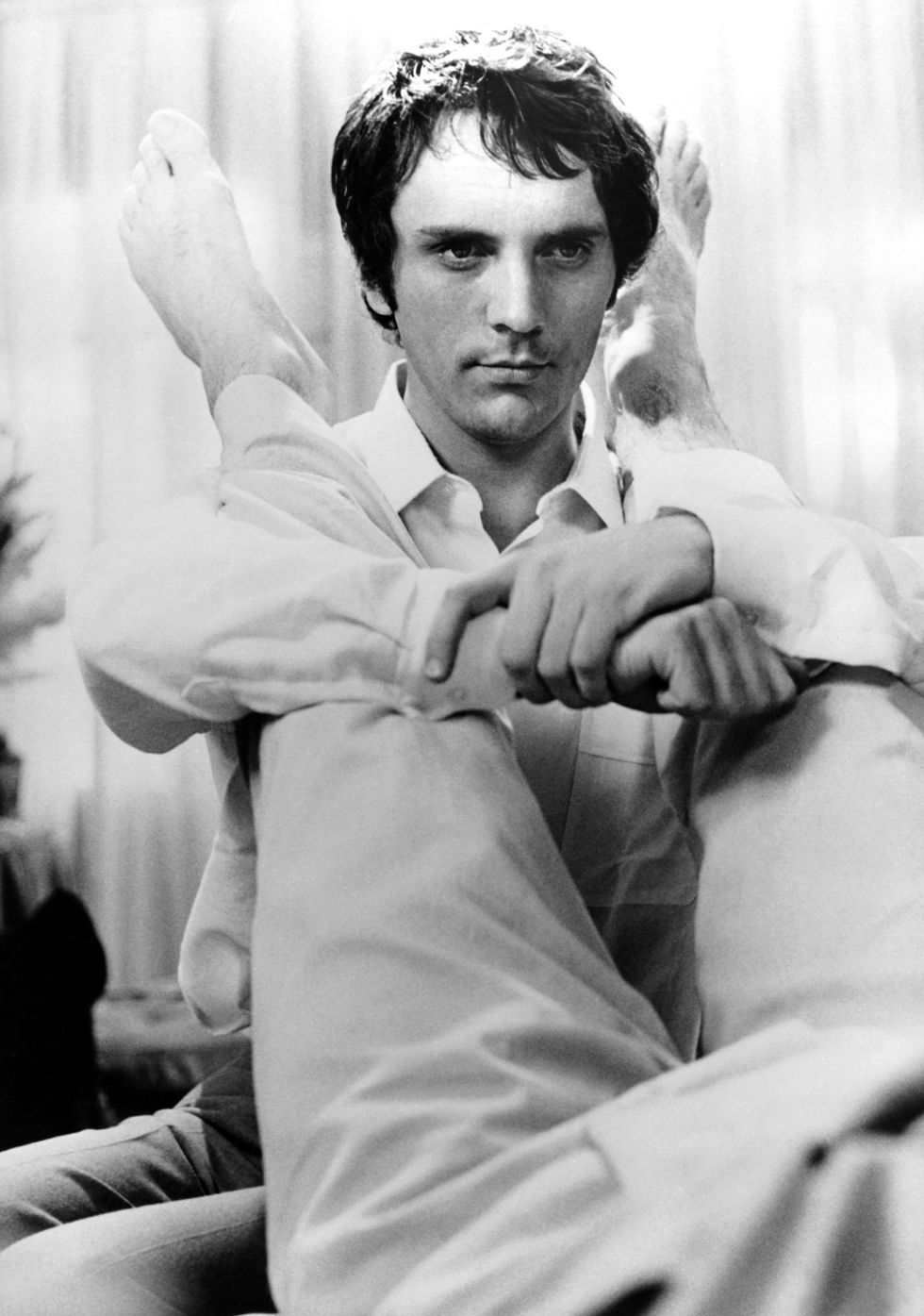 british actor terence stamp on the set of the film “theoreme” teorema directed by pier paolo pasolini photo by aetos produzioni cinematografichebrc produzione srlsunset boulevardcorbis via getty images