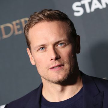 north hollywood, california   march 09 sam heughan attends the season 6 premiere of starz outlander at the wolf theater at the television academy on march 09, 2022 in north hollywood, california photo by david livingstongetty images