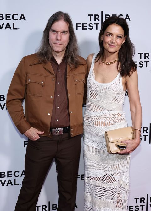 new york, new york   june 14 graham reynolds and katie holmes attend alone together premiere during the 2022 tribeca festivalat sva theater on june 14, 2022 in new york city photo by theo wargogetty images for tribeca festival
