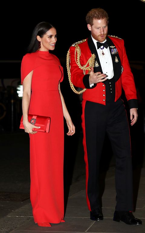 britains prince harry, duke of sussex and meghan, duchess of sussex arrive to attend the mountbatten festival of music at the royal albert hall in london on march 7, 2020   the festival brings together world class musicians, composers and conductors of the massed bands of her majestys royal marines this year, the performance will mark the 75th anniversary of the end of the second world war and the 80th anniversary of the formation of britains commandos photo by simon dawson  pool  afp photo by simon dawsonpoolafp via getty images