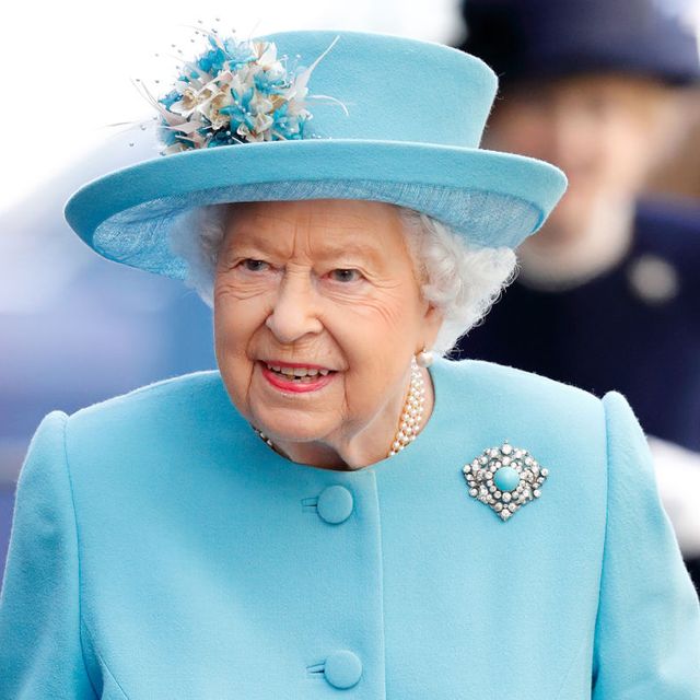 london, united kingdom   may 23 embargoed for publication in uk newspapers until 24 hours after create date and time queen elizabeth ii visits the british airways headquarters to mark their centenary year at heathrow airport on may 23, 2019 in london, england photo by max mumbyindigogetty images