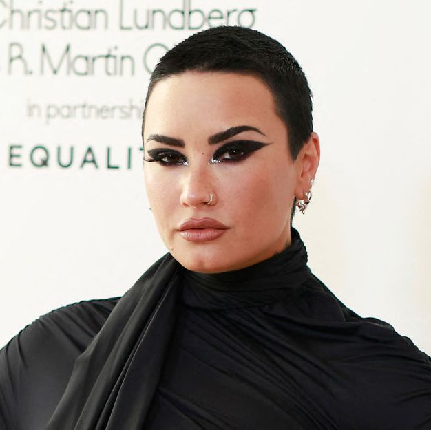us singer demi lovato attends the 30th annual elton john aids foundation 94th oscars viewing party in los angeles, california on march 27, 2022 photo by michael tran  afp photo by michael tranafp via getty images