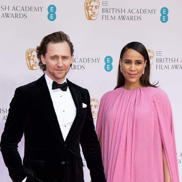 london, england   march 13 l r tom hiddleston and zawe ashton attend the ee british academy film awards 2022 at royal albert hall on march 13, 2022 in london, england photo by jeff spicergetty images