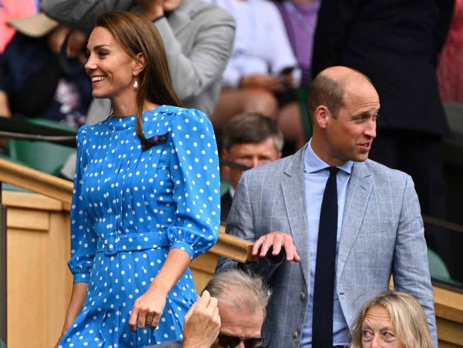 Princess Kate Back in Royal Box at Wimbledon With Prince William and Two of  Their Children