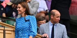britains catherine, duchess of cambridge l and britains prince william, duke of cambridge, arrive at the royal box at the centre court prior to the start of the mens singles quarter final tennis match between serbias novak djokovic and italys jannik sinner on the ninth day of the 2022 wimbledon championships at the all england tennis club in wimbledon, southwest london, on july 5, 2022   restricted to editorial use photo by sebastien bozon  afp  restricted to editorial use photo by sebastien bozonafp via getty images