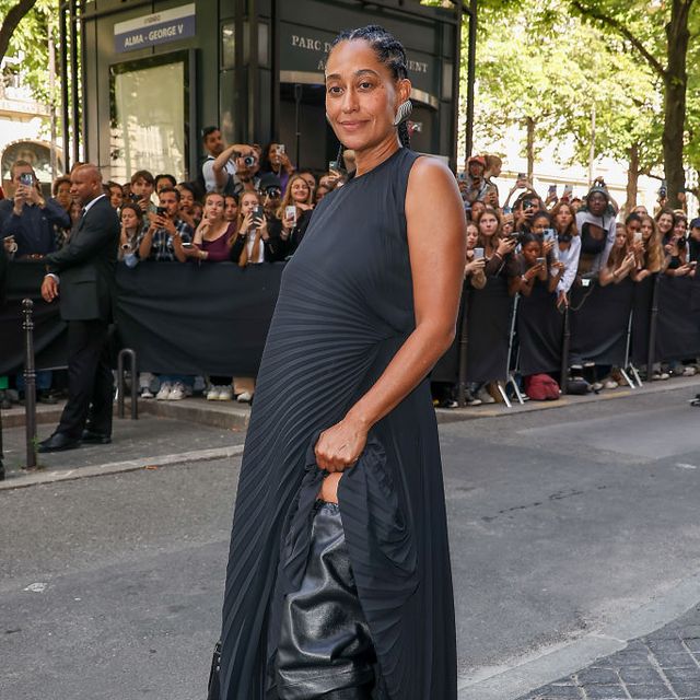 paris, france   july 06 tracee ellis ross arrives at balenciaga on july 06, 2022 in paris, france photo by marc piaseckigetty images for balenciaga