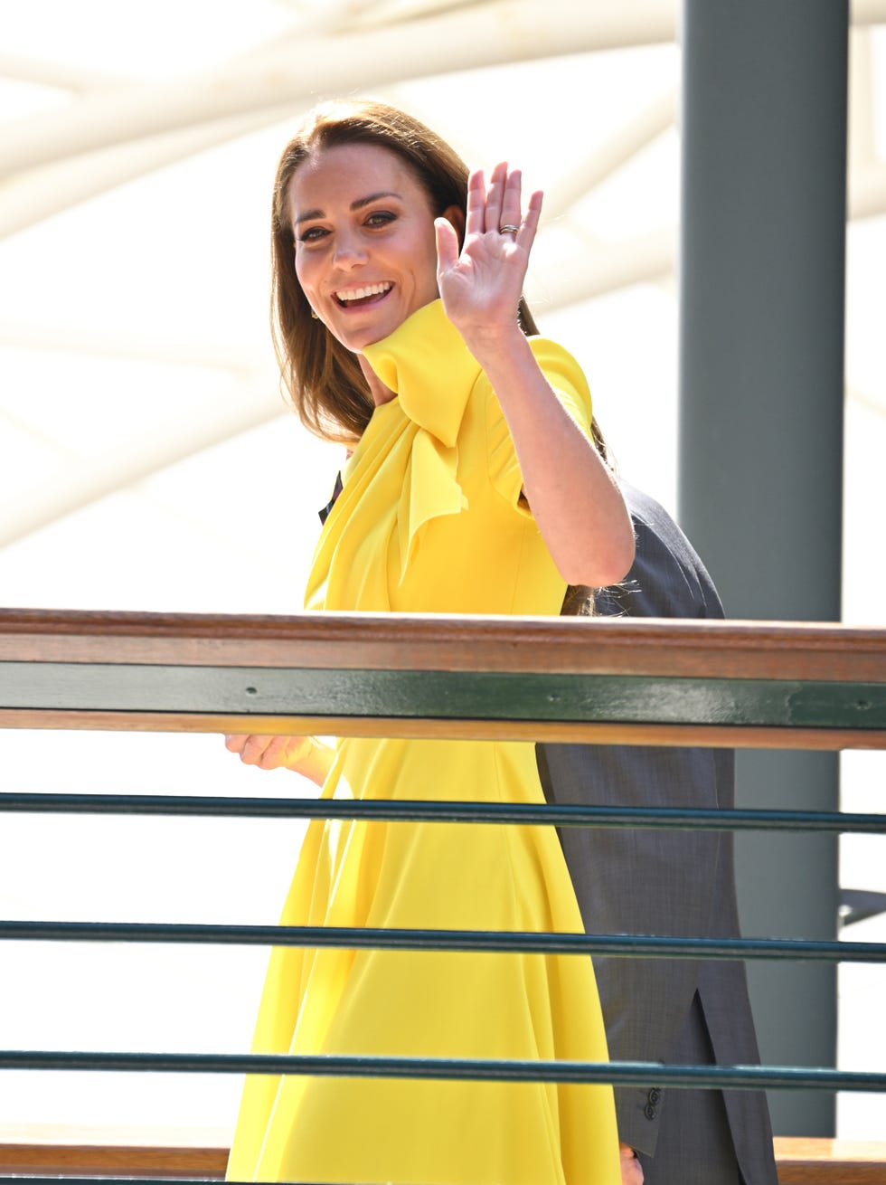 Dolce & Gabbana Miss Sicily Bag worn by Catherine, Duchess of Cambridge  Wimbledon Ladies Singles Final July 13, 2019