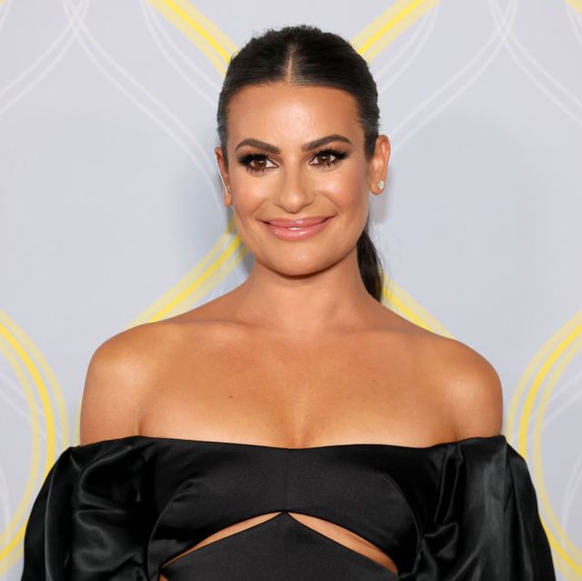 new york, new york   june 12 lea michele attends the 75th annual tony awards at radio city music hall on june 12, 2022 in new york city photo by dia dipasupilgetty images