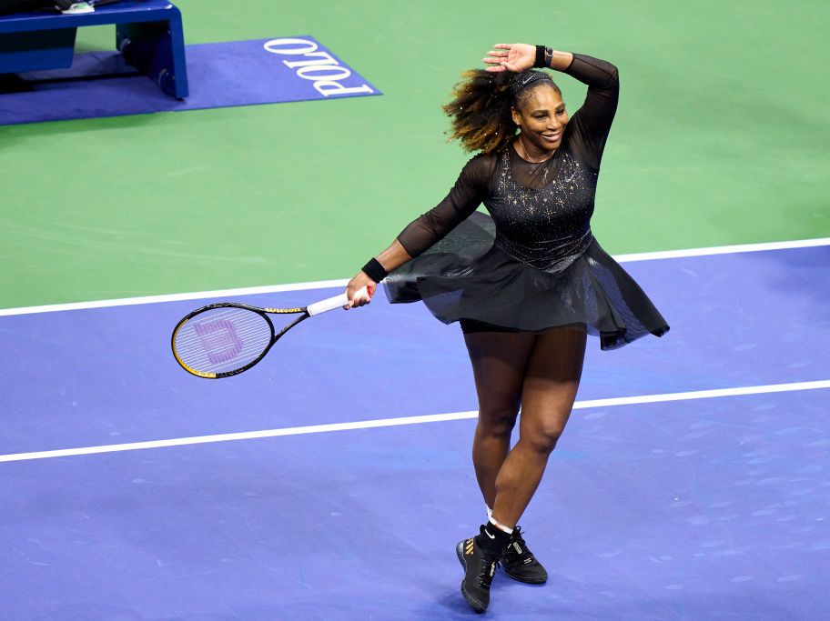 Nike Serena Williams Design Crew Tennis Jersey Dress in Black
