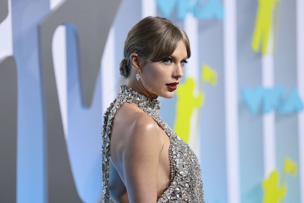 Taylor Swift 224 Silver Dress Celebrity Cutout