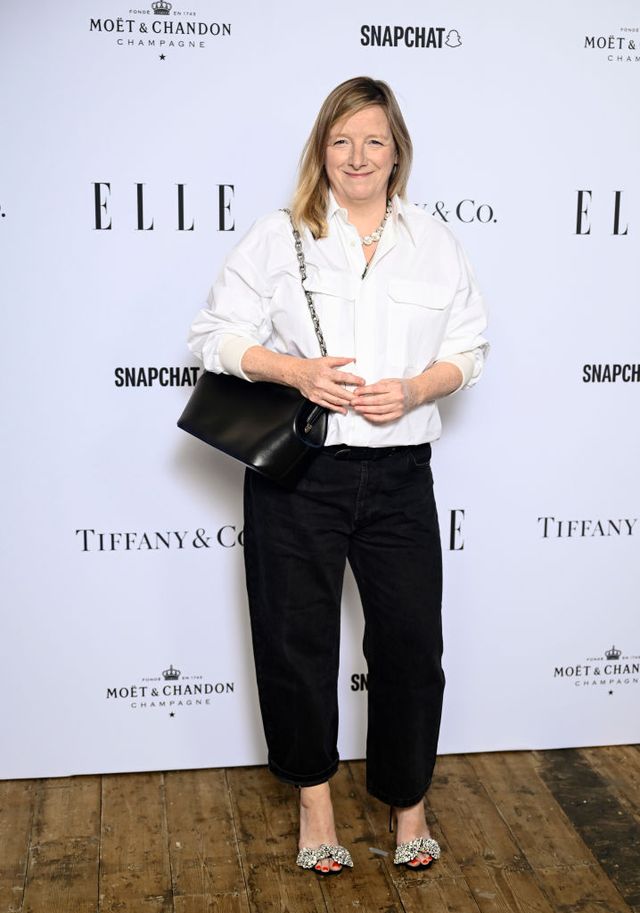 london, england september 05 sarah burton attends the elle style awards 2023 at the old sessions house on september 05, 2023 in london, england photo by gareth cattermolegetty images