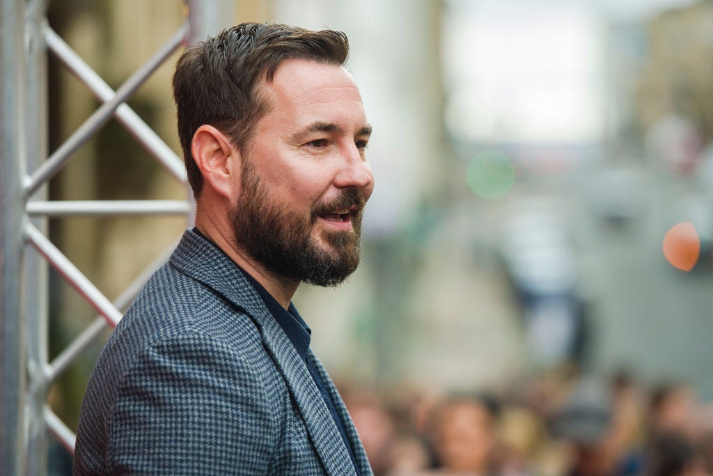 glasgow, scotland   march 13 martin compston attends the the 20th anniversary screening of the film sweet 16 on march 13, 2022 in glasgow, scotland photo by euan cherrygetty images