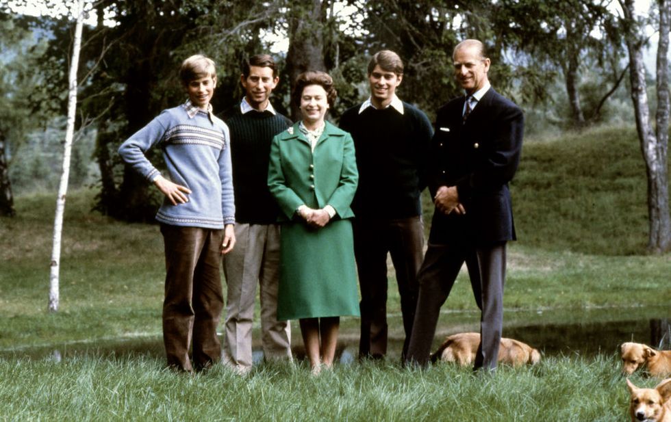 queen elizabeth prince charles and sons