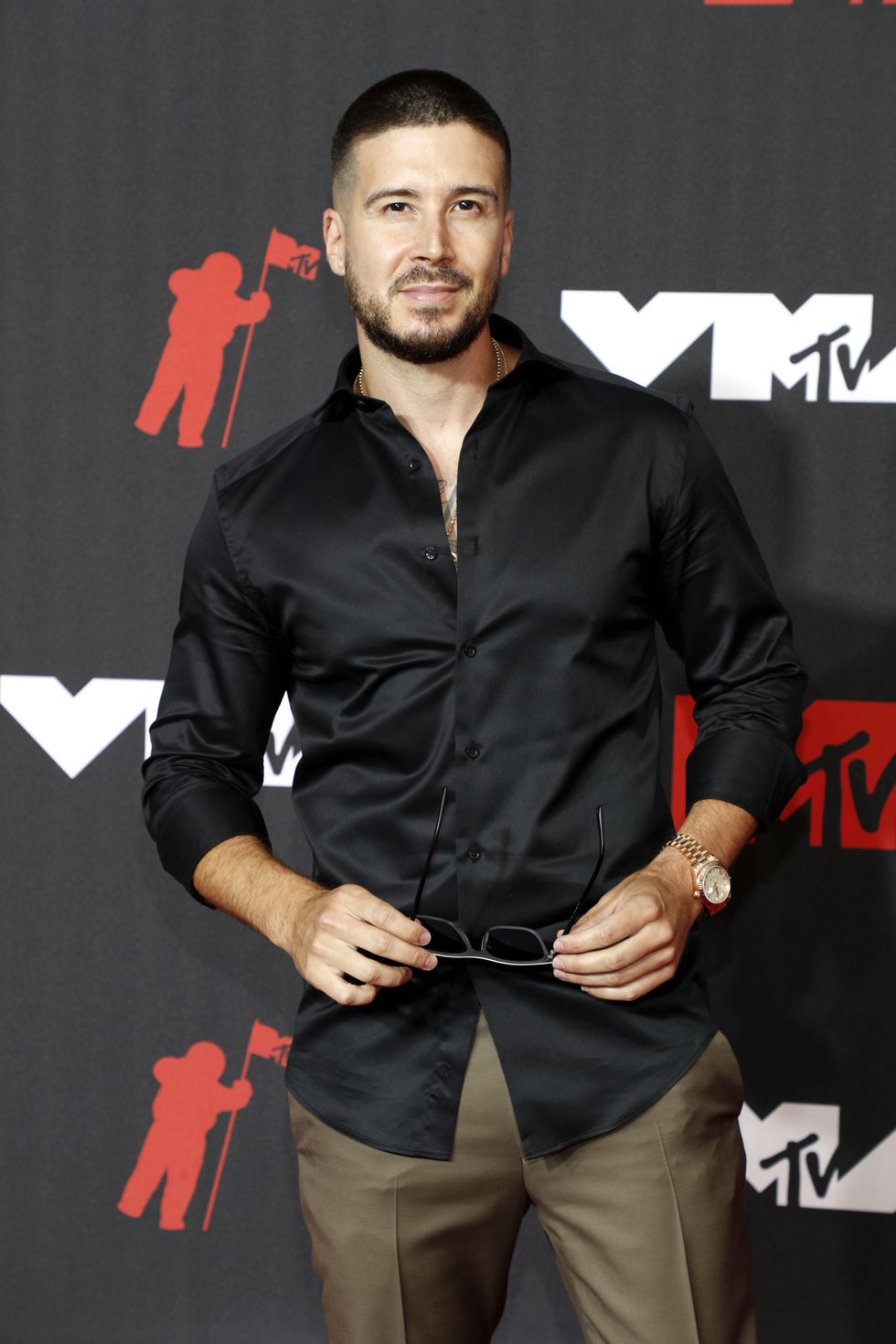 new york, new york   september 12 vinny guadagnino attends the 2021 mtv video music awards at barclays center on september 12, 2021 in the brooklyn borough of new york city photo by astrid stawiarzwireimage