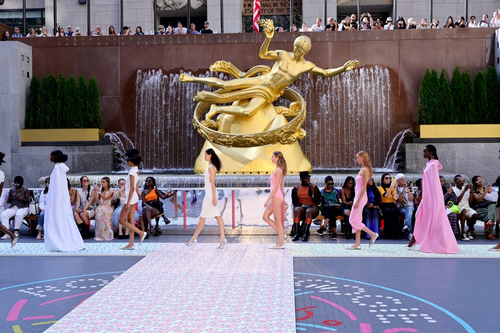 new york, new york   september 10 enter caption here at flipper's roller boogie palace on september 10, 2022 in new york city photo by theo wargogetty images for nyfw the shows