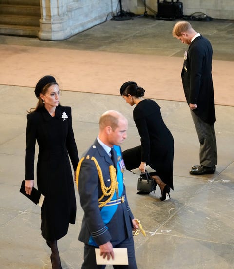 kate middleton, prince william, prince harry, and meghan markle