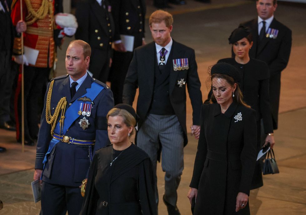 All the Photos of Royals Being Visibly Emotional at the Procession for ...