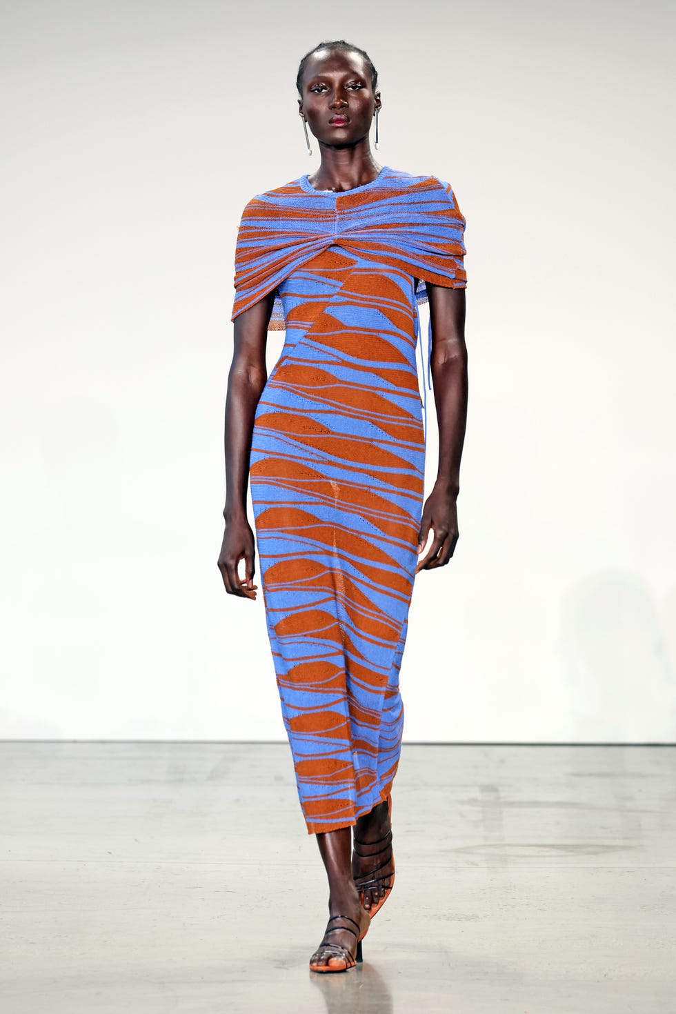 Deveaux New York - Runway - September 2022 New York Fashion Week: The Shows new york, new york september 14 a model walks the runway for the deveaux new york fashion show during september 2022 new york fashion week the shows at gallery at spring studios on september 14, 2022 in new york city photo by dia dipasupilgetty images for nyfw the shows