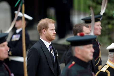 london, england   september 19 prince harry, duke of sussex arrive at westminster abbey ahead of the state funeral of queen elizabeth ii on september 19, 2022 in london, england elizabeth alexandra mary windsor was born in bruton street, mayfair, london on 21 april 1926 she married prince philip in 1947 and ascended the throne of the united kingdom and commonwealth on 6 february 1952 after the death of her father, king george vi queen elizabeth ii died at balmoral castle in scotland on september 8, 2022, and is succeeded by her eldest son, king charles iii  photo by chris jacksongetty images
