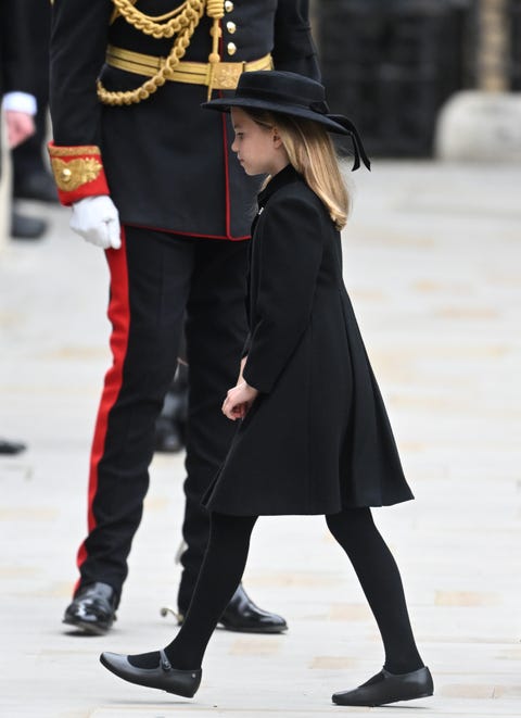 prince george and princess charlotte at the state funeral of queen elizabeth ii