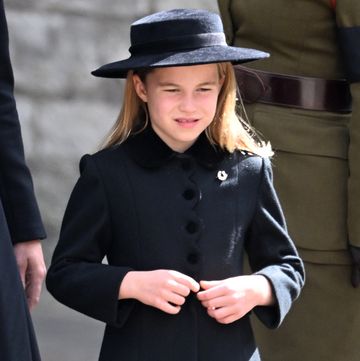 princess charlotte at the state funeral of queen elizabeth ii