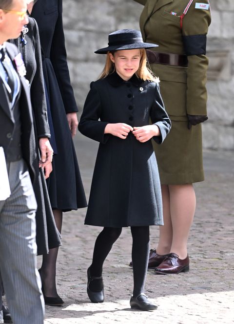 princess charlotte at the state funeral of queen elizabeth ii