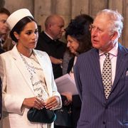 meghan markle and prince charles during commonwealth day 2019